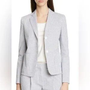 Boss Jomanda Check Seersucker Jacket NWOT